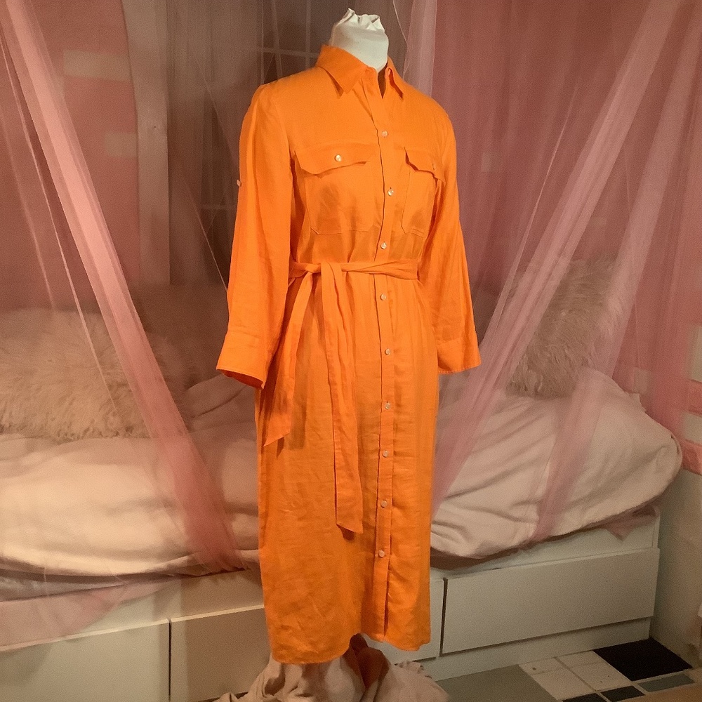 Ralph Lauren Linen Shirtdress